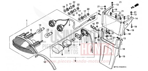 FANALE POSTERIORE NR750N di 1992